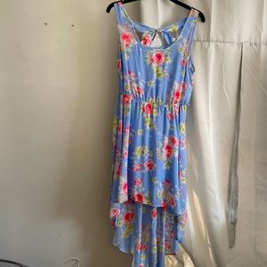 Floral High Low Dress